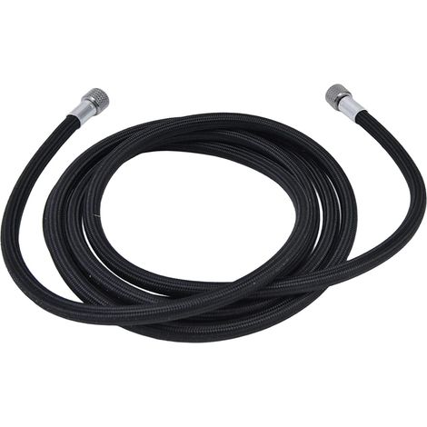 Airbrush Air Hose, Braided Nylon Fiber and Brass (1/5)