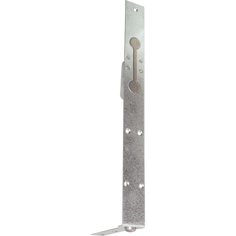 Wechselriegel, 400 mm, ø 13 mm, Hub 35 mm, Stahl verzinkt für Tür und Fenster - Sicherung