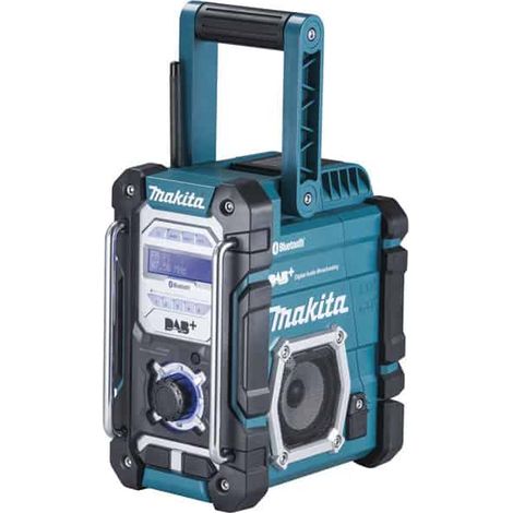 Radio de chantier Makita DMR112 7 2 – Alimentation 18V – Sans batterie ni chargeur – Pour chantiers humides
