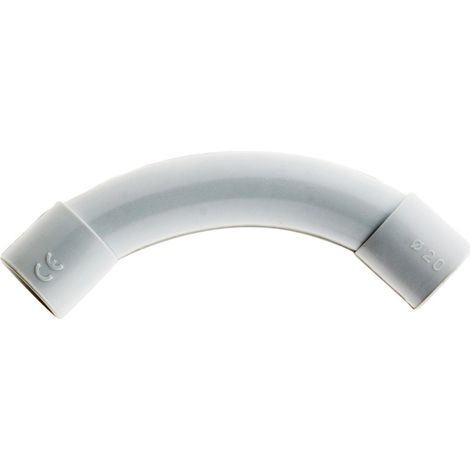 Zenitech -5 curve IRL Ø20 mm Grigio