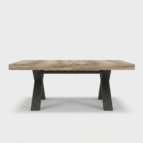 Tavolo allungabile design per sala da pranzo Made in Italy Copenaghen - Marrone