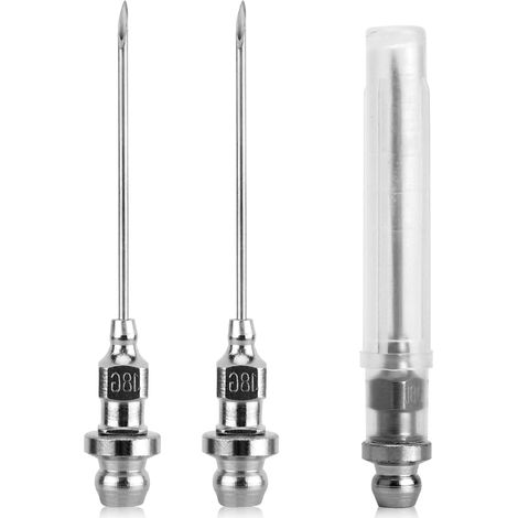 3 Morceaux de Aiguille d'Injecteur de Graisse, Mini Aiguille Pompe à Graisse de Roulement Aiguille de Graisse Portable et Amovible pour Joints à Rotule (1/5)