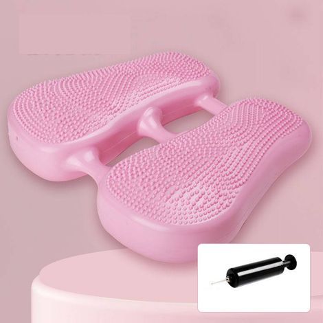 Aufblasbarer Stepper für Fitnessübungen, Air Stepper mit Fußmassage, Balance Board, Blau, für Workouts zu Hause und im Büro (1/5)