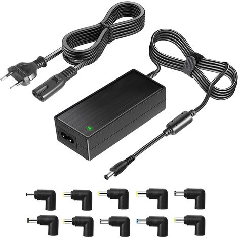 19V 3.42A Chargeur, Universel pour Ordinateur Portable AC à DC 19Volts Adaptateur Secteur 65W, pour 19V 3.16A 2.37A 2.1A PC Portable. (1/5)