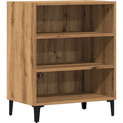 Aparador de madera de ingeniería roble artisan 57x35x70 cm vidaXL (1/6)