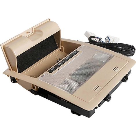 Ensemble lampe de lecture de carte pour console de pavillon beige-- (1/5)