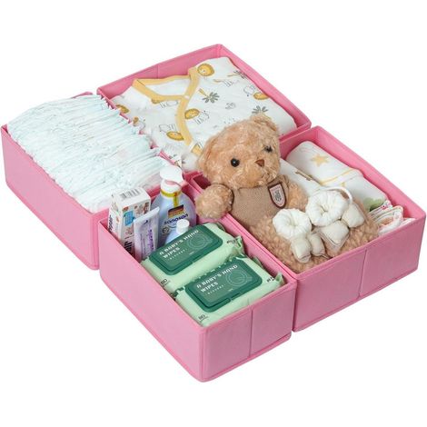 Schubladen Organizer PAX 50x58 4er Set Rosa f&xFCr Pax Schrank 50x58 (1/5)