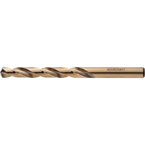 Bohrcraft Metallbohrer Set DIN338RN - Spiralbohrer, HSS Cobalt Bohrer mit Zylinderschaft ø 9mm, HSS Co5 - 10 Stück (1/4)