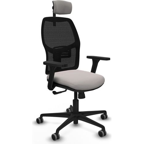 Sedia da ufficio piqueras y crespo Alfera bianco poggiatesta regolabile (1/2)