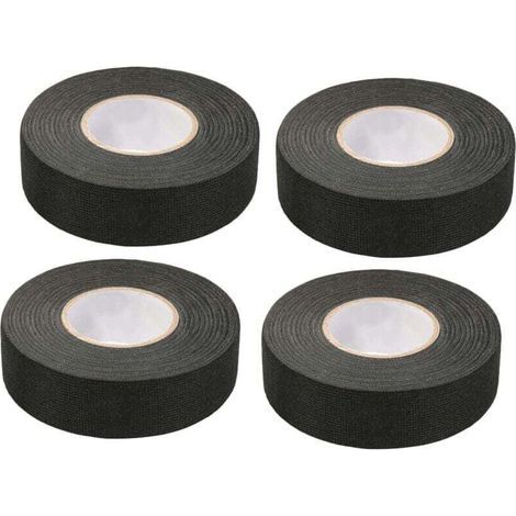 Nastro adesivo per autoveicoli Ulisem (1,5 cm x 15 m) – Nastro adesivo per autoveicoli rinforzato in tessuto, nastro adesivo per alte temperature, nastro adesivo nero resistente, nastro adesivo rinfor (1/4)