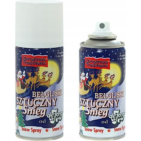 ARP0701 Künstlicher belgischer Schneespray 150ml Original-Frost für Fenster und Weihnachtsbaum