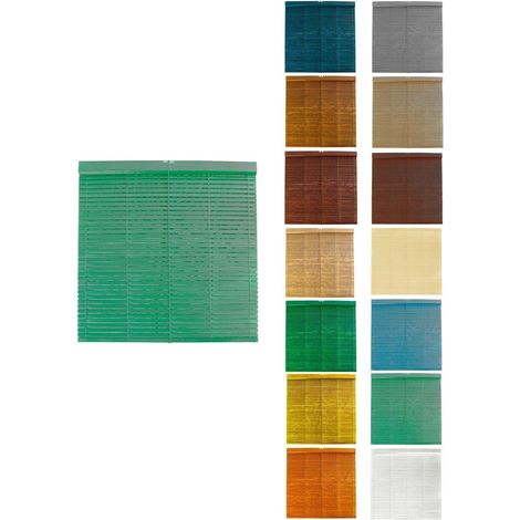 Persiana de Madera Alicantina con Polea Metálica - Estor Enrollable para Ventanas, Puertas, Salón (1/5)