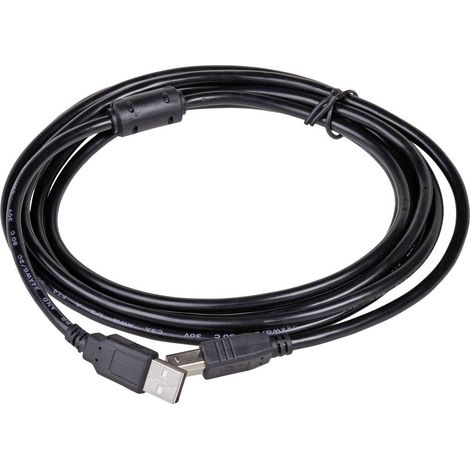 Cavo da USB A a USB B 2.0 per stampante scanner Akyga AK-USB-12, lunghezza 3 m. (1/3)
