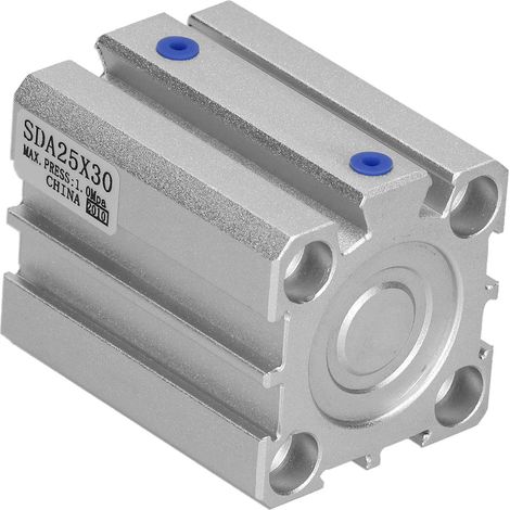 Cylindre pneumatique en aluminium fin à double effet, accessoires, alésage 25 mm, SDA25x30 (1/5)