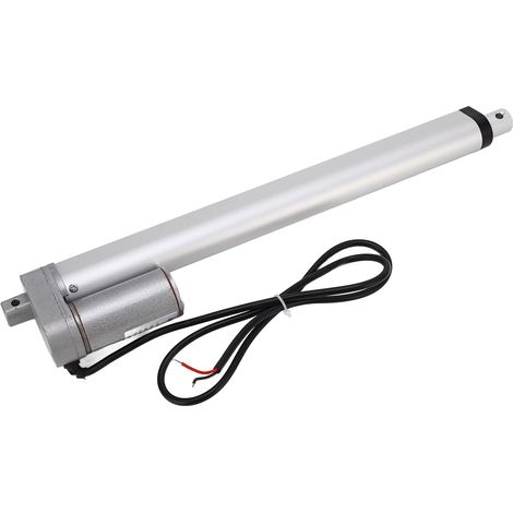 Vérin électrique linéaire 300 mm course 750 N poussée 12 V pour équipement machine seul (1/5)