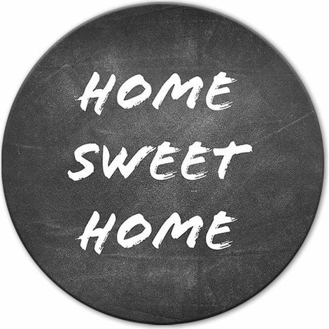 Lupia - Sottotutto decorato in Legno Rotondo Sotto bicchiere, piatto, pentola HOME SWEET HOME 32 cm 1 pz (1/3)