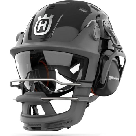 Husqvarna – Casque de protection SmartGuard pour tronçonneuse – Norme EPI – Visière amovible – Indicateur UV – Conception légère et robuste
