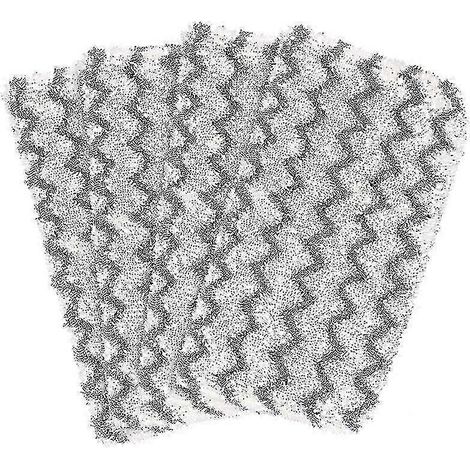 Lot de 4 lingettes AURA lavables pour balai vapeur Shark S1000, S1000a, S1000c, S1000wm et S10001c. (Référence : Happy Hehe Ma) (1/5)