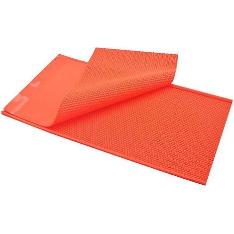 (orange) Bienenwachs-Plattenform, flexible Silikon-Bienenwachsplatten, Kerzenprägepresse, Imkereiausrüstung (1/5)