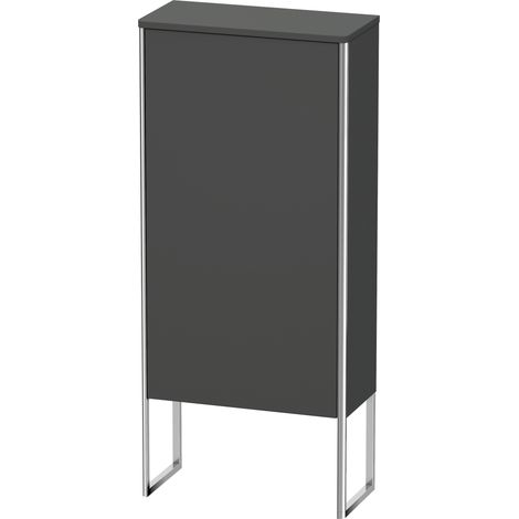 Armario Duravit XSQUARE 1121x500x236mm apertura izquierda grafito mate