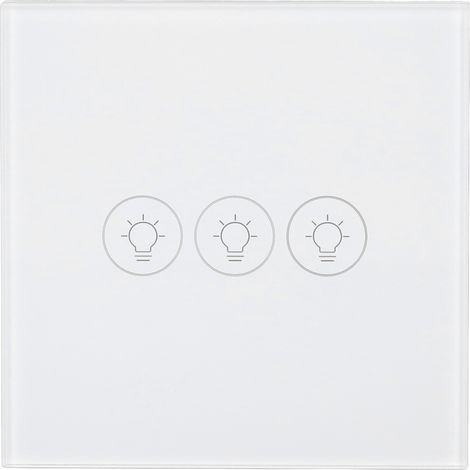 WLAN-Touch-Lichtschalter mit Sprachsteuerung, dimmbarer Smart-Wandschalter mit Timer für Tuya 90–250 V (1/5)