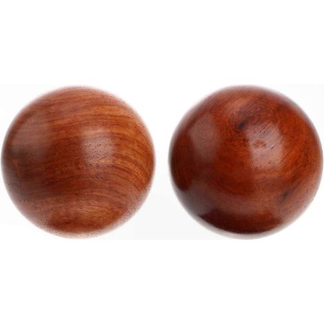 Handmassageball aus Holz, Fitness- und Wellnesstraining, 2-teiliges Set, Selbstpflegegerät (1/2)