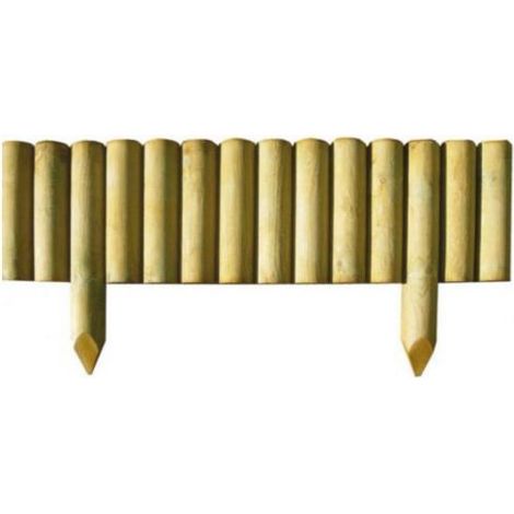 Bordura per Giardino in Legno di Pino Impregnato Lasa 100x30 cm (1/10)