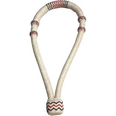 Bosal western en cuir brut tissé