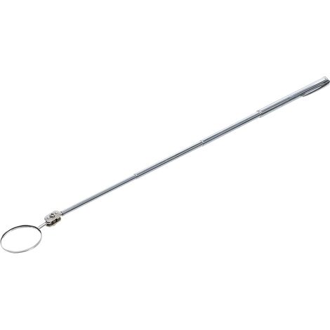 1 Miroir d'inspection, double articulation à bille, clip télescopique 476 mm, Ø 30 mm, atelier (1/5)