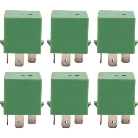 12V 35A 5-poliges Kühlerlüfterrelais Grün 6547TX--
