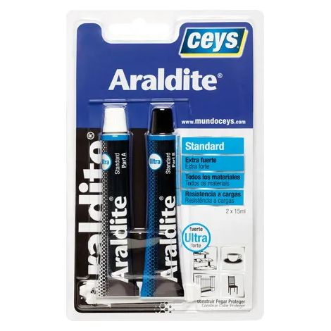 Adesivo epossidico Ceys araldite standard 2 componenti riempitivo