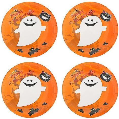 20 assiettes en carton pour décorations d'Halloween (1/3)