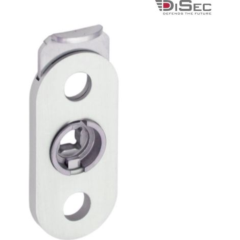BLOCCO SICUREZZA OVALE PER MANIGLIA DK CROMO SATINATO