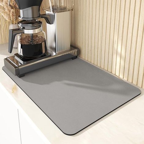 Tapis égouttoir - Tapis égouttoir vaisselle - Tapis café - Tapis absorbant multifonction - Tapis machine à café - 30x40 CM - Tapis égouttoir Café absorbant - Accessoires cuisine et thé (1/5)