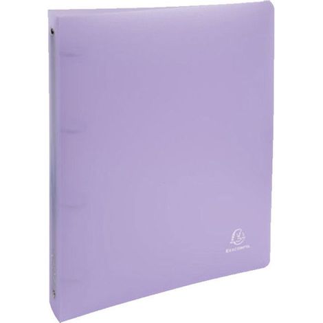 Classeur - A4 + - Polypro - 4 anneaux - Mauve - Chromaline - Exacompta (1/3)