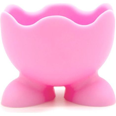 3-Pack Silicone Coquetier Plateau Silicone Coquetiers Protéger Les Oeufs Réutilisable Silicone Toilettage Oeuf Titulaire Silicone Givré Oeuf Titulaire(rose) (1/5)