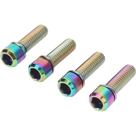 Vis de frein M6 20mm pour VTT, filetage précis, résistante à la rouille, fiable, ensemble de vis de vélo de montagne, fixation robuste pour système de freinage (1/5)