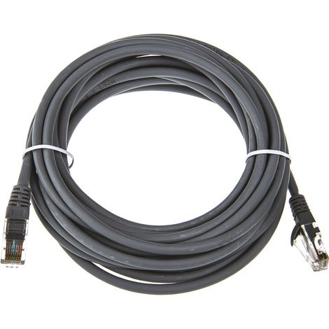 Câble Ethernet cat 5e Avec connecteur gaine LSZH Gris / , U/UTP, 5m ( Prix pour 1 )
