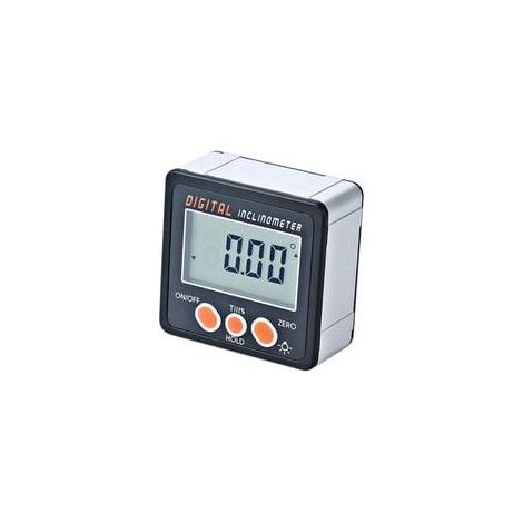 Inclinomètre Numérique, 0-360°, Base Magnétique