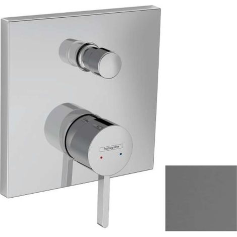 Hansgrohe Finoris - Mischer unter Putz, für 2 Verbraucher, chrom schwarz gebürstet 76416340