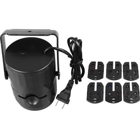 Lumières de Noël projecteur extérieur rotatif décoratif LED flocon de neige avec 6 cartes pour jardin de fête 100-240V prise US (1/5)