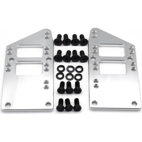 Gefräste Aluminium-Motorhalterungen für LS-Motoren, LS-Umrüstsatz für Chevelle, Camaro und Nova.