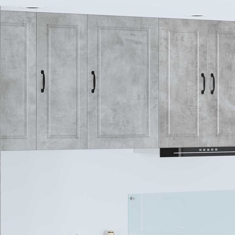 Küchenschrank mit Tür Beton Grau 50 x 31 x 80 cm Holzwerkstoff