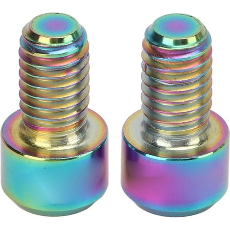 Vis de fixation M6x10mm pour câble de frein à disque vélo, boulons en titane pour étrier C, fourche avant et ligne de pression, adaptées aux VTT et vélos de route. (1/5)