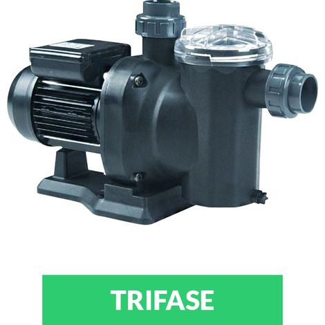 Fluidra Sena Pompa di Filtrazione Nera 0,75 CV 9 m³/h