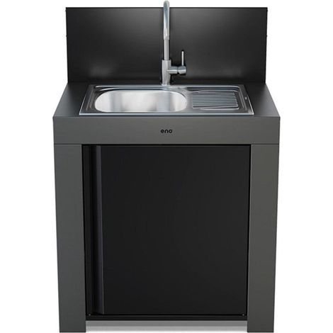 ENO Modulo lavello cucina outdoor 85x80x62 cm grigio cargo
