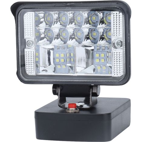 Superheller LED-Fluter für den Außenbereich mit Blitzfunktion, kompatibel mit Bosch 18V Lithium-Akku, leistungsstarke Beleuchtung für Garten und Baustelle (1/5)