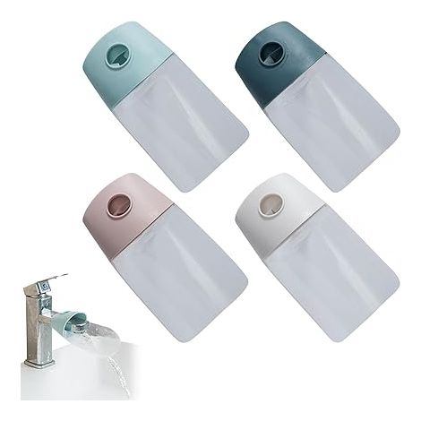 CCYKXA Wasserhahnverlängerung für Kinder, Wasserhahnverlängerung für Kinder, Wasserhahnverlängerung für Kinder, 4-teilig, Wasserhahnverlängerung für Kinder, Wasserhahnverlängerung für Kinder, Spülbeck