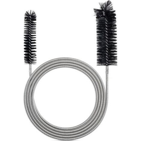Brosse de nettoyage flexible pour tube d'alimentation - Outil de nettoyage de tuyau - Noir(2M) (1/5)
