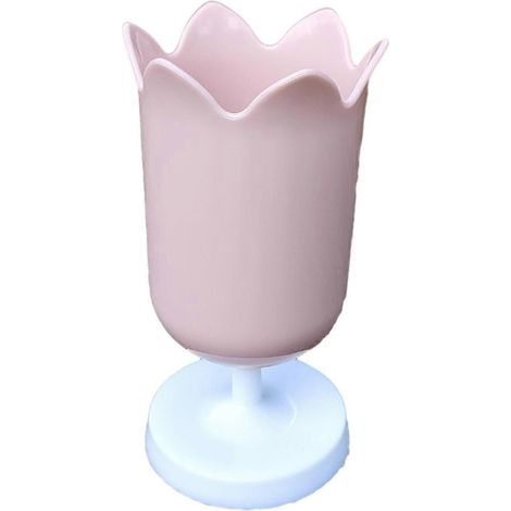 Schreibtisch-Organizer für Schüler – Tulpenförmiges Design & robust – für Schulbedarf (Pink A) (1/5)